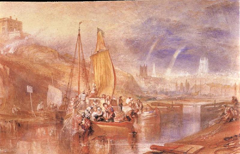 Joseph Mallord William Turner Castle Norge oil painting art